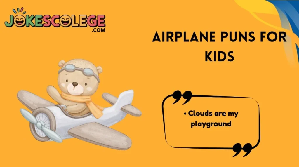 Airplane Puns for Kids