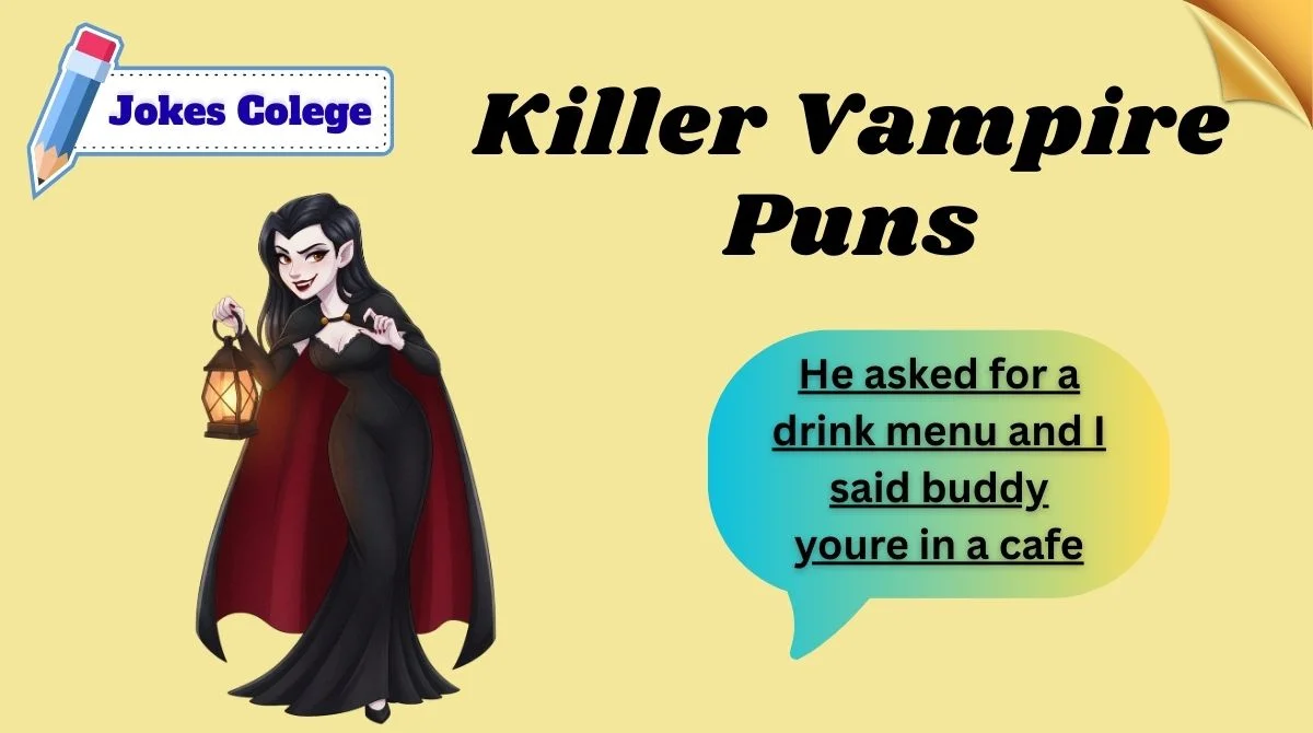 188+ Killer Vampire Puns That’ll Make You Laugh Out Loud 2026🩸😄