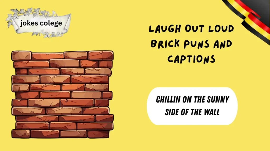 Laugh Out Loud Brick Puns and Captions