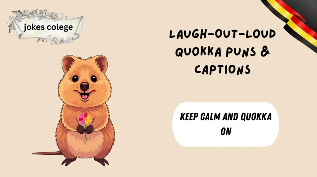 Laugh-Out-Loud Quokka Puns & Captions