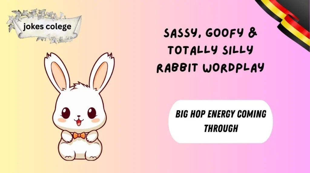 Sassy, Goofy & Totally Silly Rabbit Wordplay