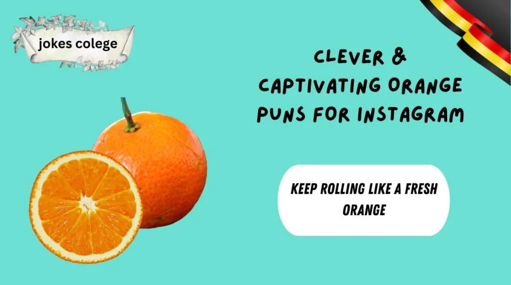 Clever & Captivating Orange Puns for Instagram