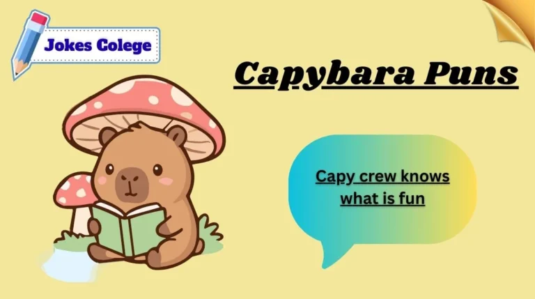 Capybara Puns