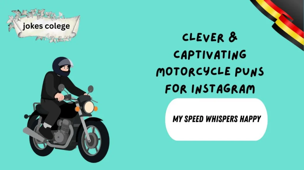 Clever & Captivating Motorcycle Puns for Instagram