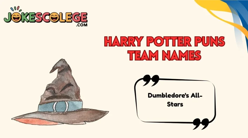 Harry Potter Puns Team Names
