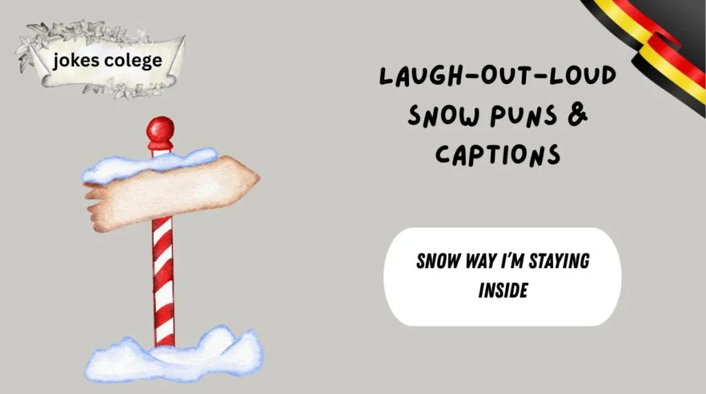 Laugh-Out-Loud Snow Puns & Captions