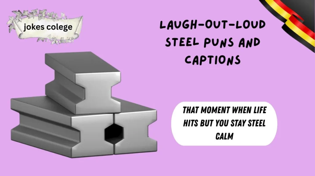 Laugh-Out-Loud Steel Puns and Captions