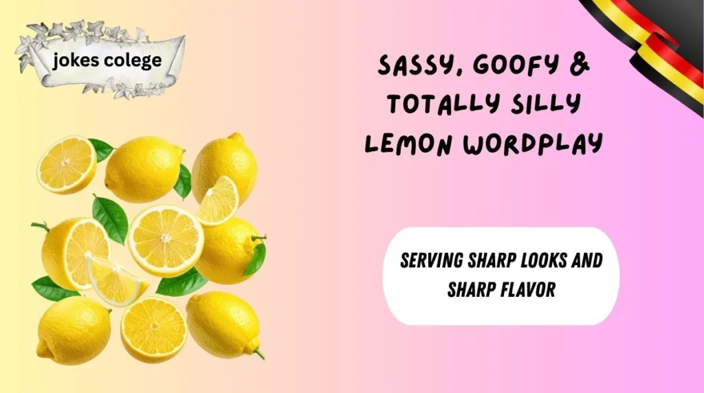Sassy, Goofy & Totally Silly Lemon Wordplay