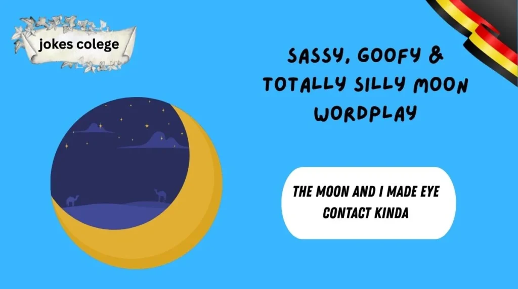 Sassy, Goofy & Totally Silly Moon Wordplay