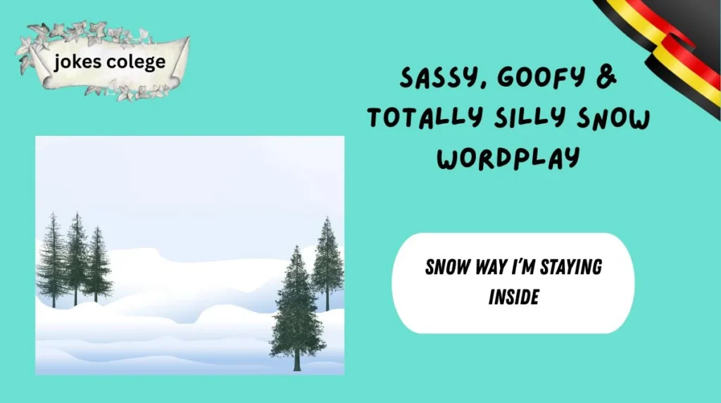 Sassy, Goofy & Totally Silly Snow Wordplay