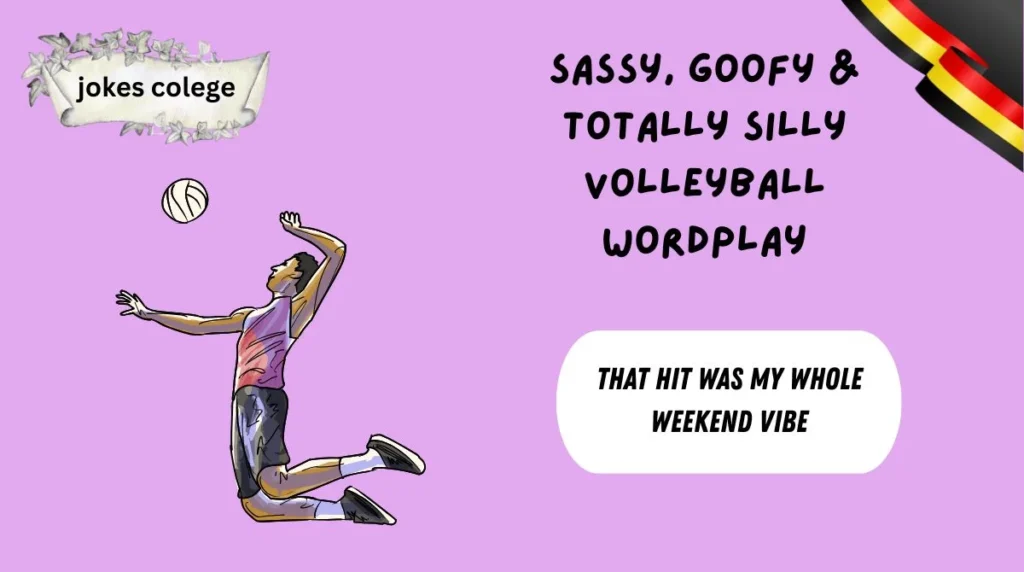 Sassy, Goofy & Totally Silly Volleyball Wordplay