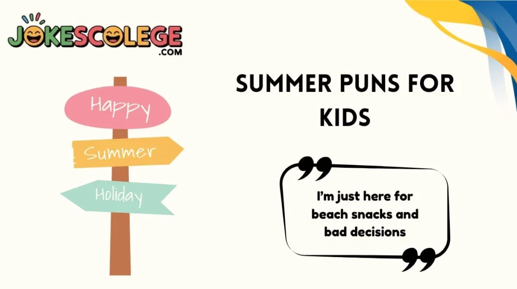 Summer Puns for Kids