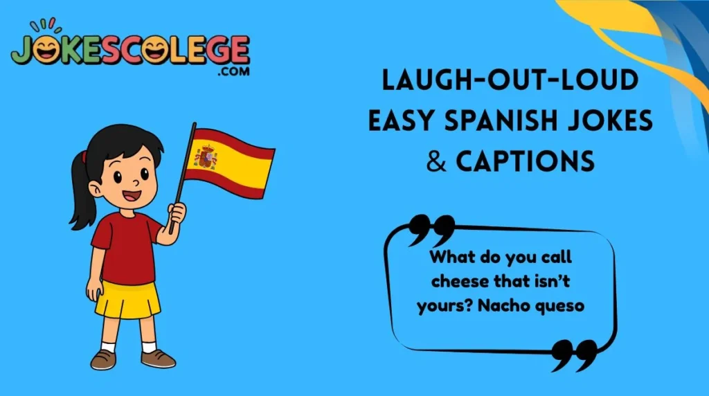 Laugh-Out-Loud Easy Spanish Jokes & Captions