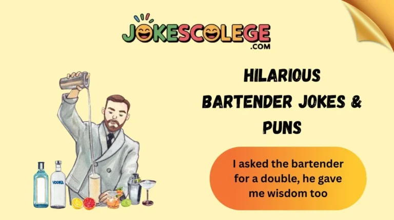Hilarious Bartender Jokes & Puns