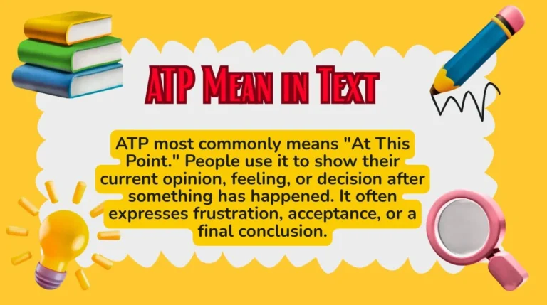 ATP Mean in Text