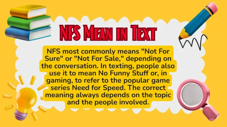 NFS Mean in Text