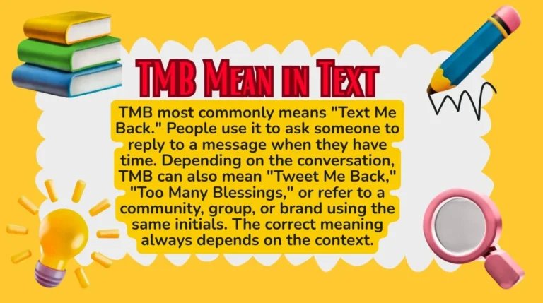 TMB Mean in Text