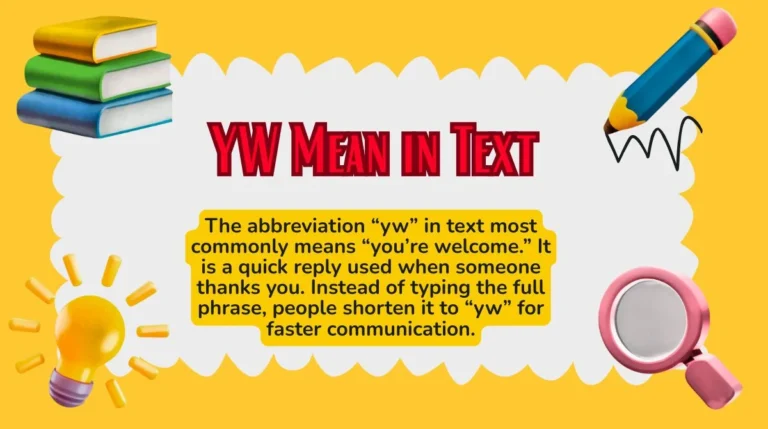 YW Mean in TextYW Mean in Text